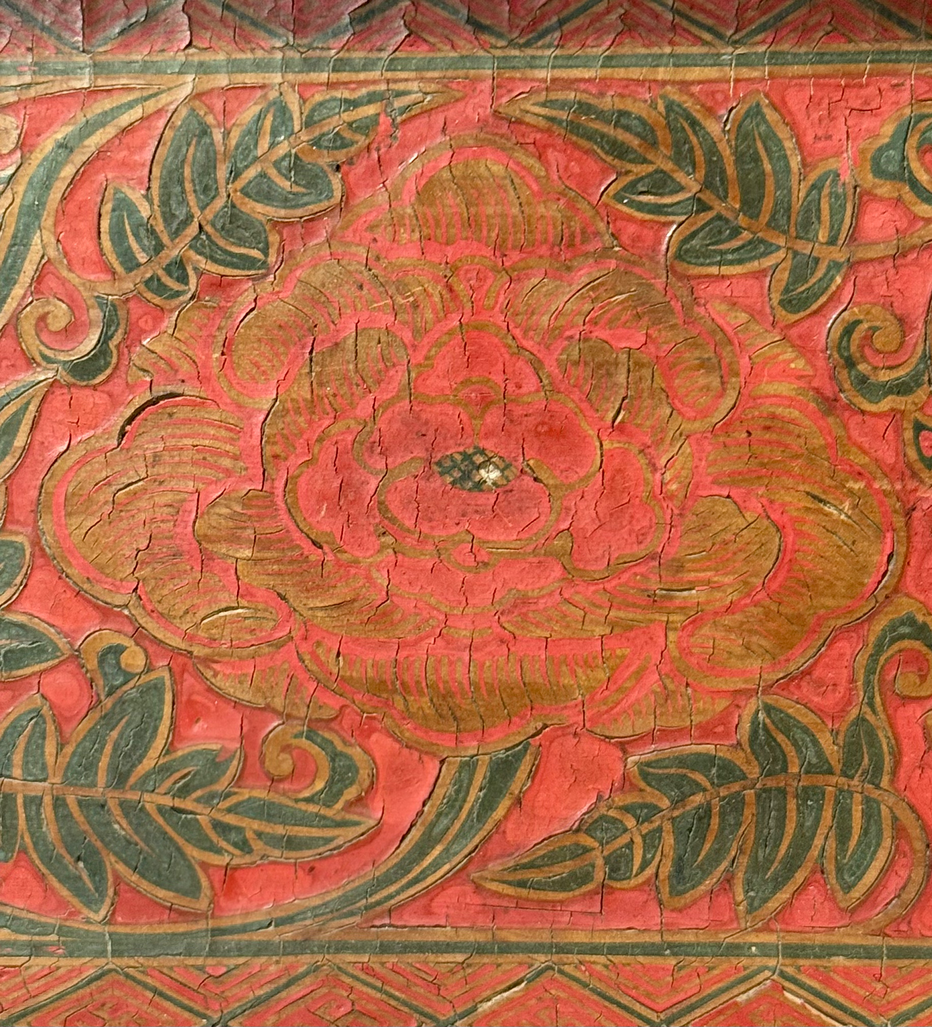 Song Dynasty lacquer scroll basin