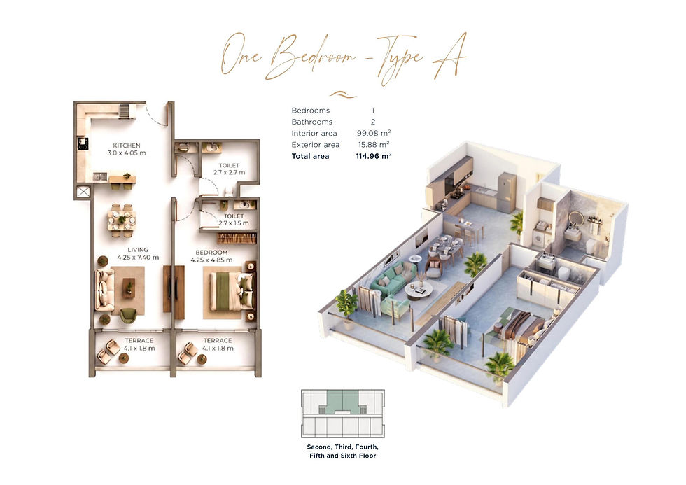 One Bedroom type A