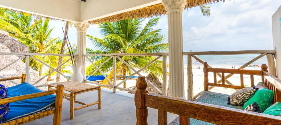 Hotel for Sale Bwejuu 8 rooms - amazing seafront sitting area