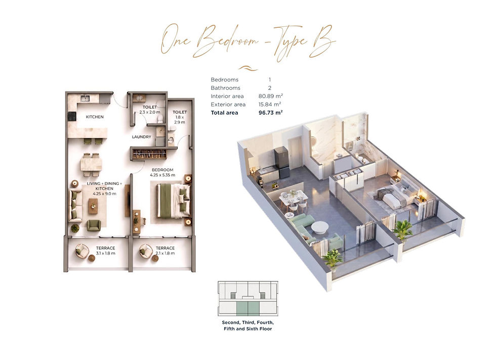 One Bedroom type B