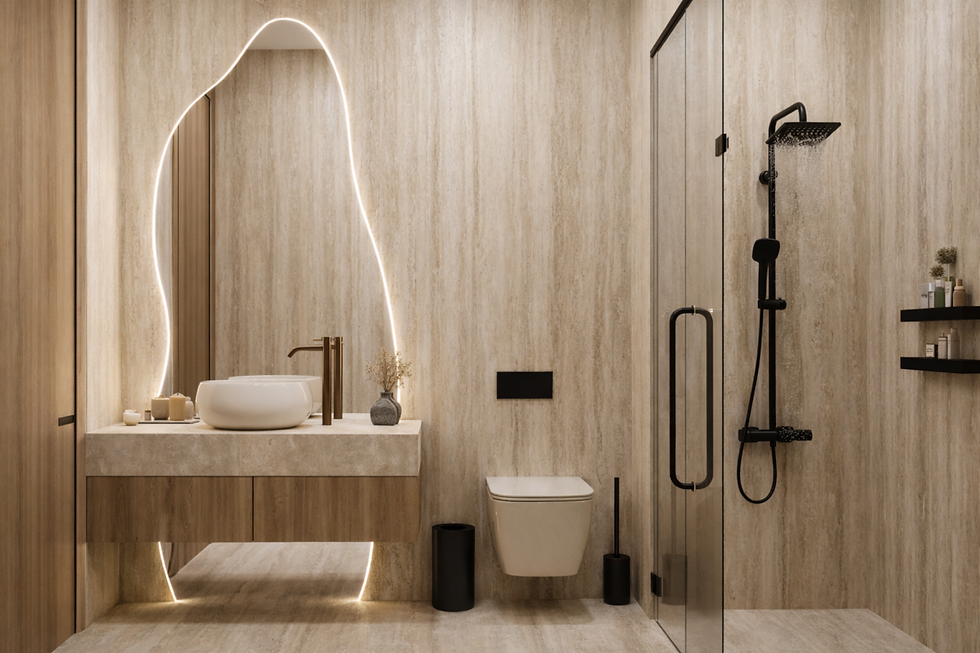Bathroom Studio Apartment