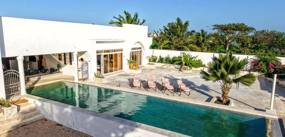Beachfront Villa for Sale - Michamvi - tropical space