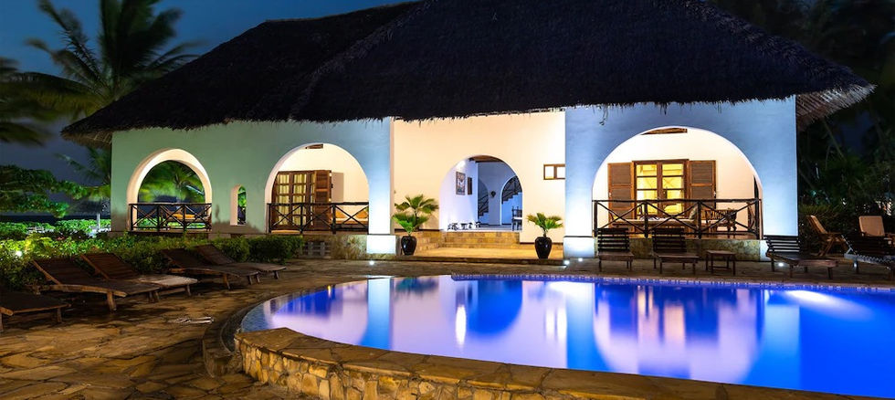 Hotel for Sale in Pwani Mchangani_night time atmosphere