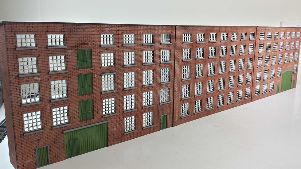 OO Gauge Low Relief Mill, Modular System, 3 Styles, All Can be Linked Together