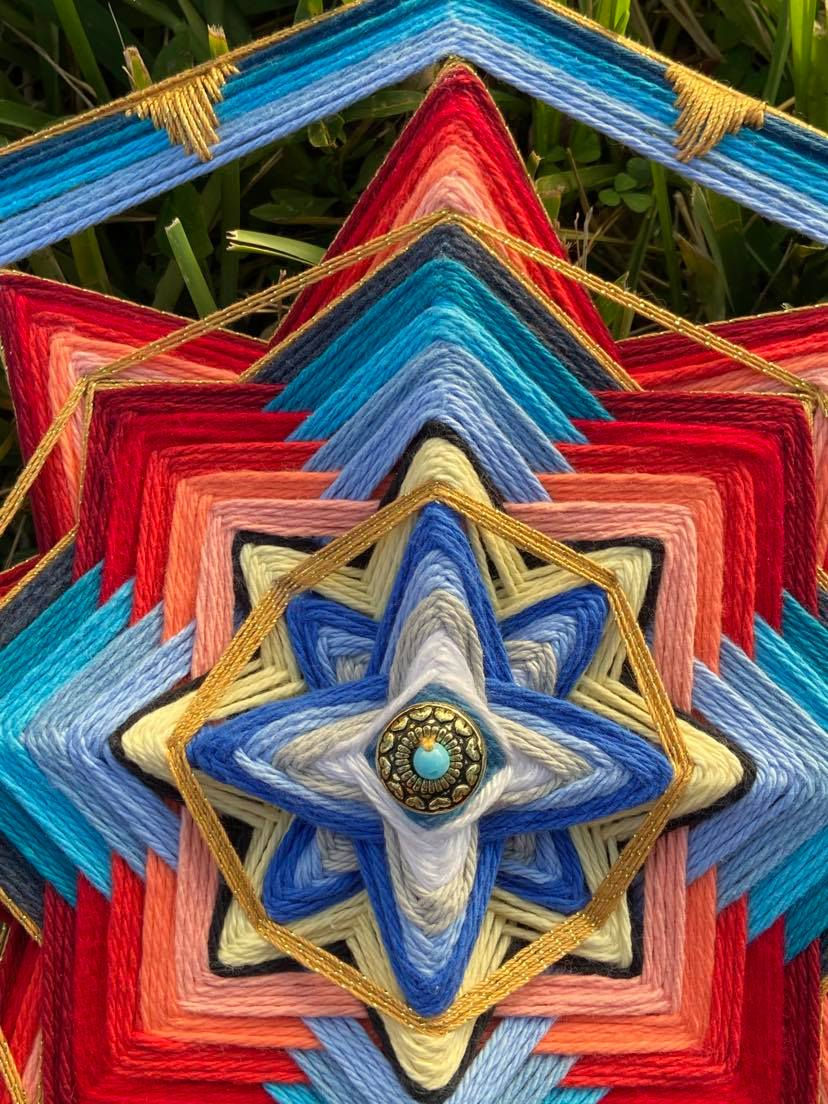 Thumbnail: Mandala Weaving Expansion 12" (Ojo de Dios)