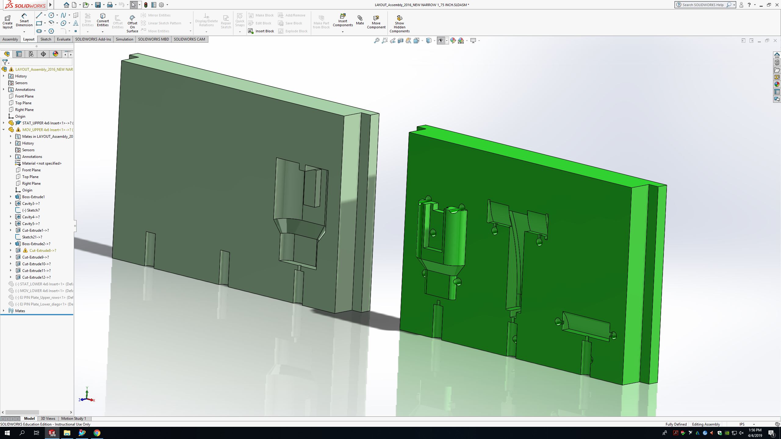 Mold CAD Model