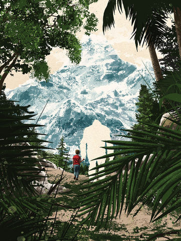 jungle, snow, mountains, yeti, tibet, himalayas