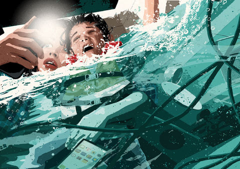 water, capsize, drowning, yacht