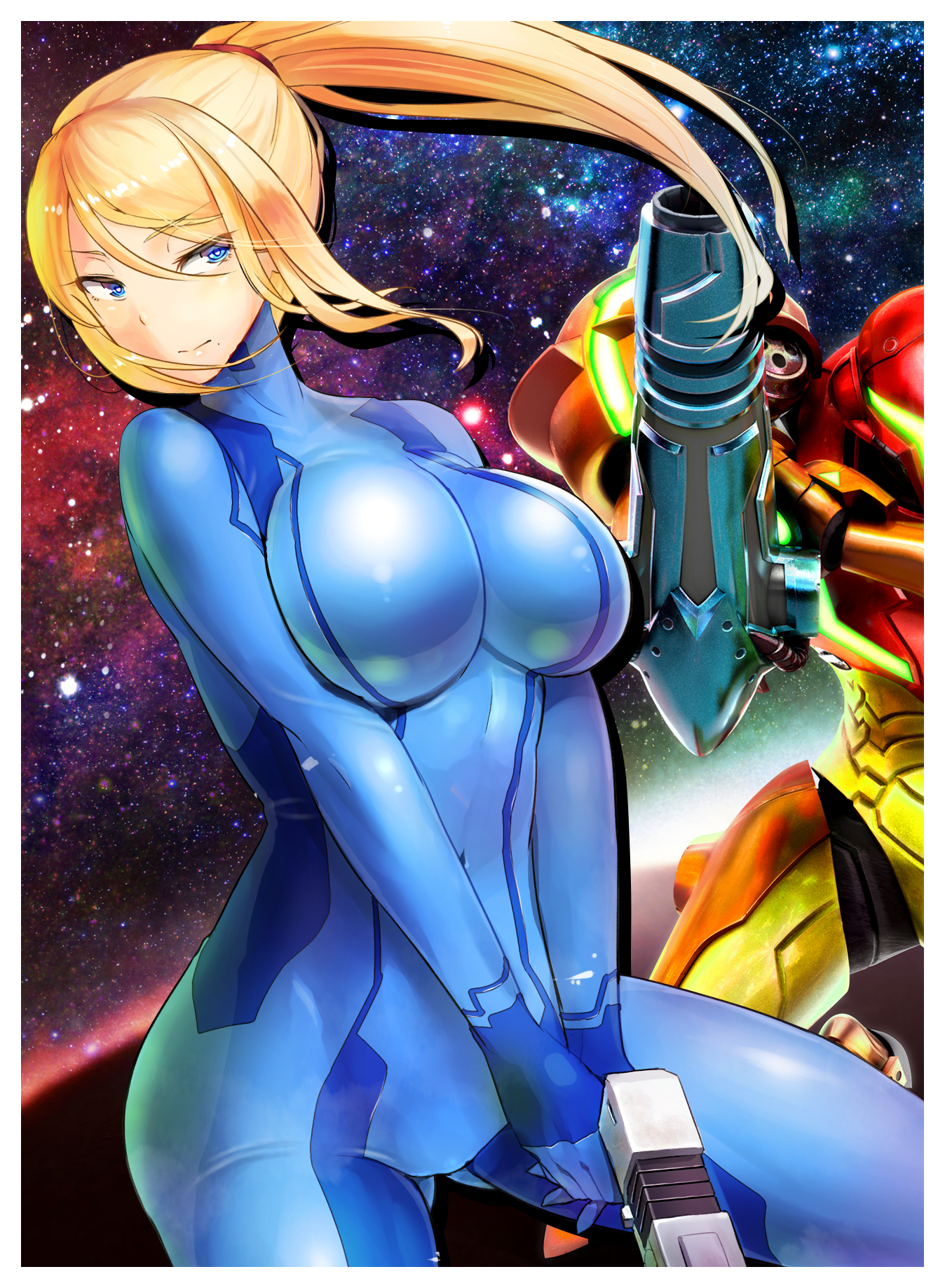 Metroid - Samus Aran Lewd Ecchi Hentai Sticker