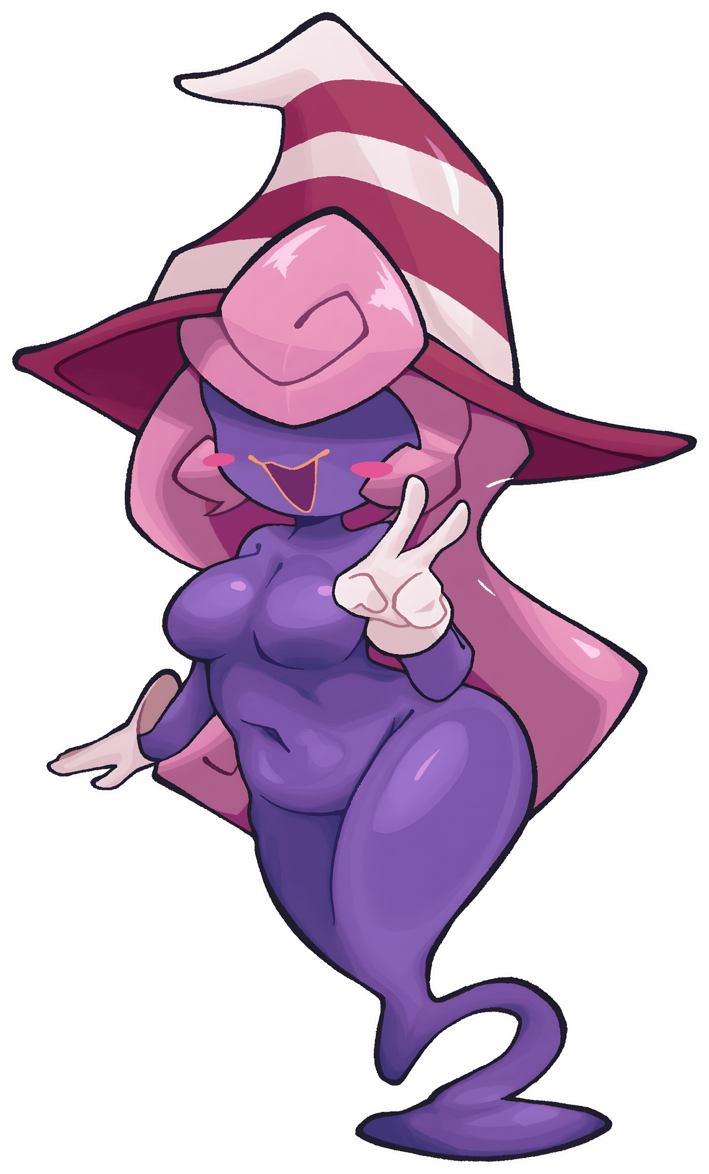 Paper Mario - Vivian Lewd Ecchi Hentai Sticker