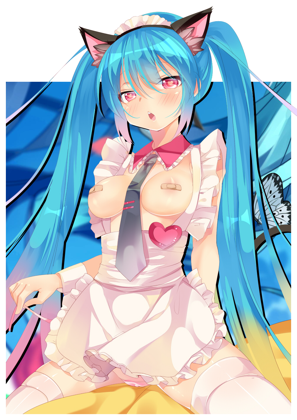 Vocaloid - Hatsune Miku Lewd Ecchi Hentai Sticker