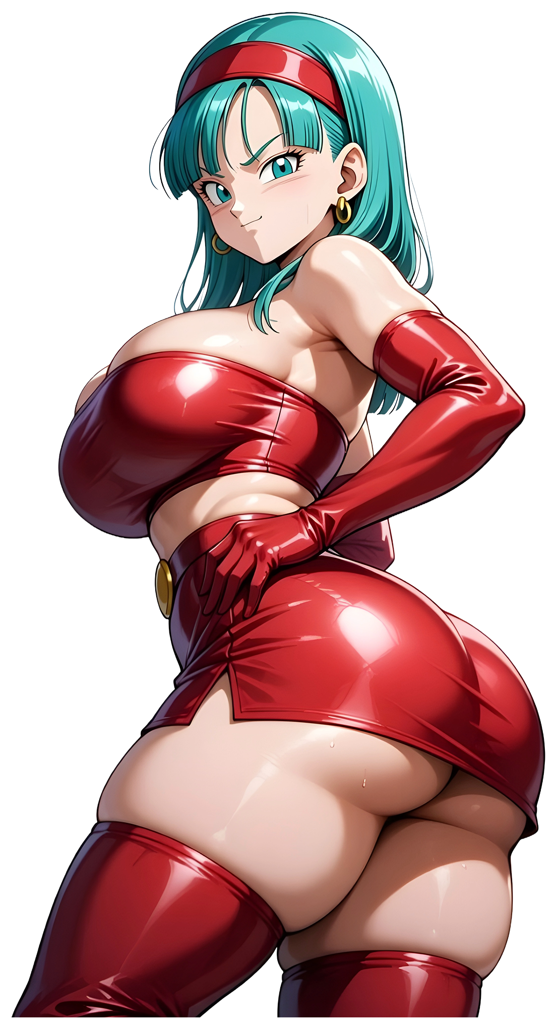 Dragon Ball Z - Bulma Lewd Ecchi Hentai Sticker