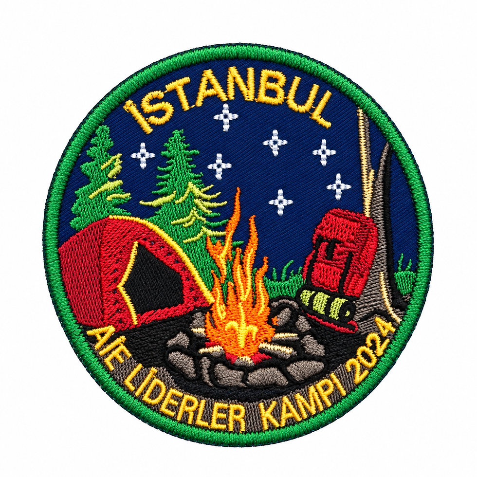 izci kampi nakışlı arma