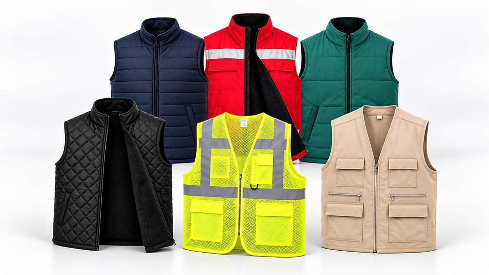 İş yeleği modelleri – ikaz, softshell ve personel yelekleri