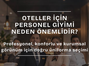 resepsiyon, housekeeping ve restoran personelinin bulunduğu otel personel giyimi kapak görseli