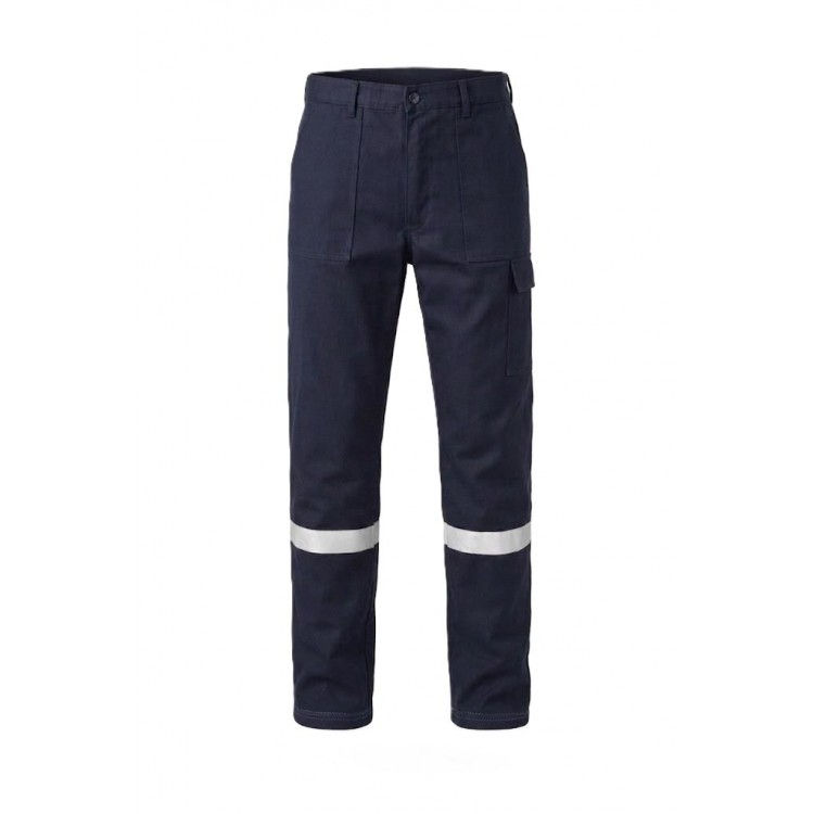 lacivert 7×7 Gabardin Reflektörlü Pantolon ön