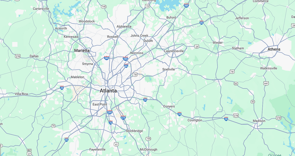 Metro Atlanta Service area Map.png