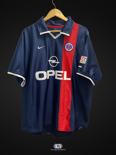Maillot PARIS SAINT-GERMAIN PSG vintage M 2001/2002 ronaldinho Maillot PARIS SAINT-GERMAIN PSG vintage M 2001/2002 ronaldinho