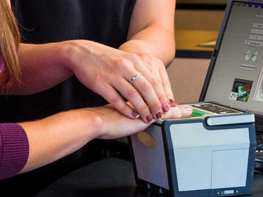A Livescan fingerprinting provider with a customer in san diego