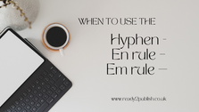 Are you confused by the hyphen, en rule, and em rule?