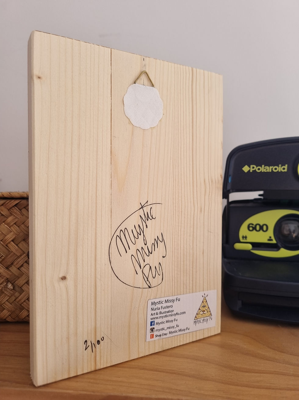 Miniatura: MADERITA ESTAMPADA "Pequeño Monstruo"