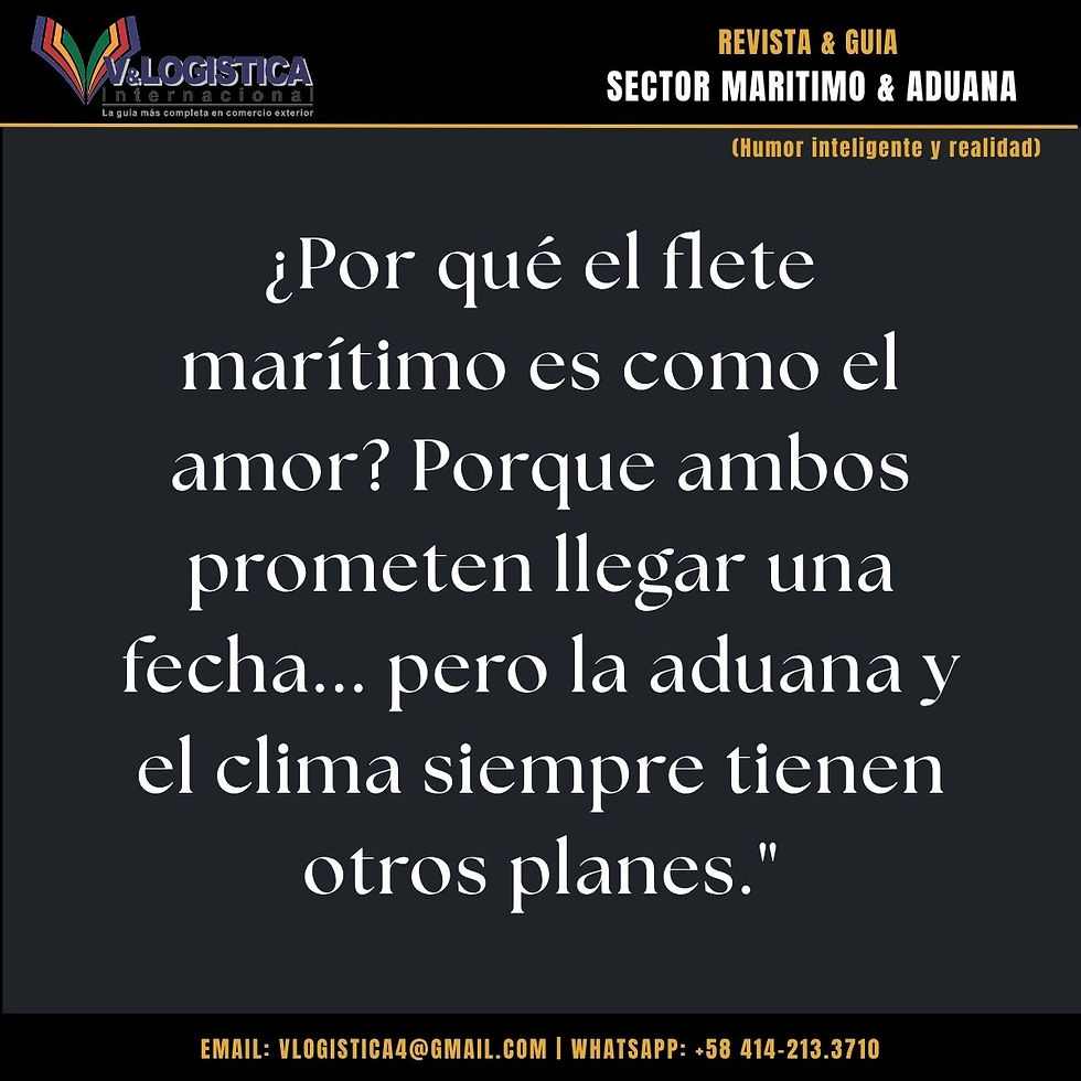 🌊 Hablemos de realidades en el Comercio Exterior...
