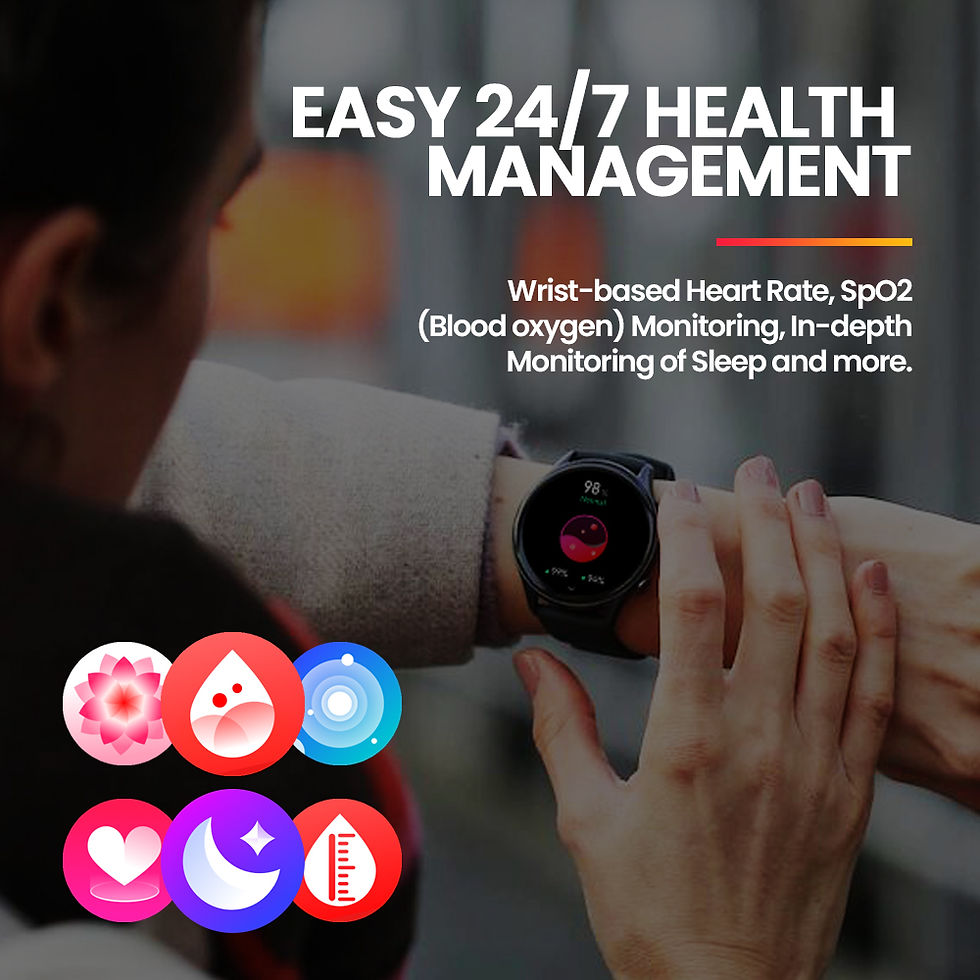 Thumbnail: New Zeblaze Btalk 3 Plus Voice Calling Smart Watch 1.39'' Large HD Color Display