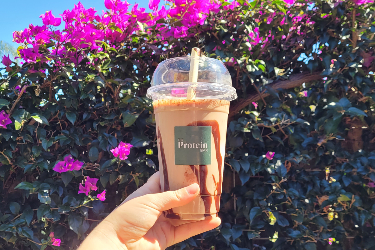 Dark choc protein shake