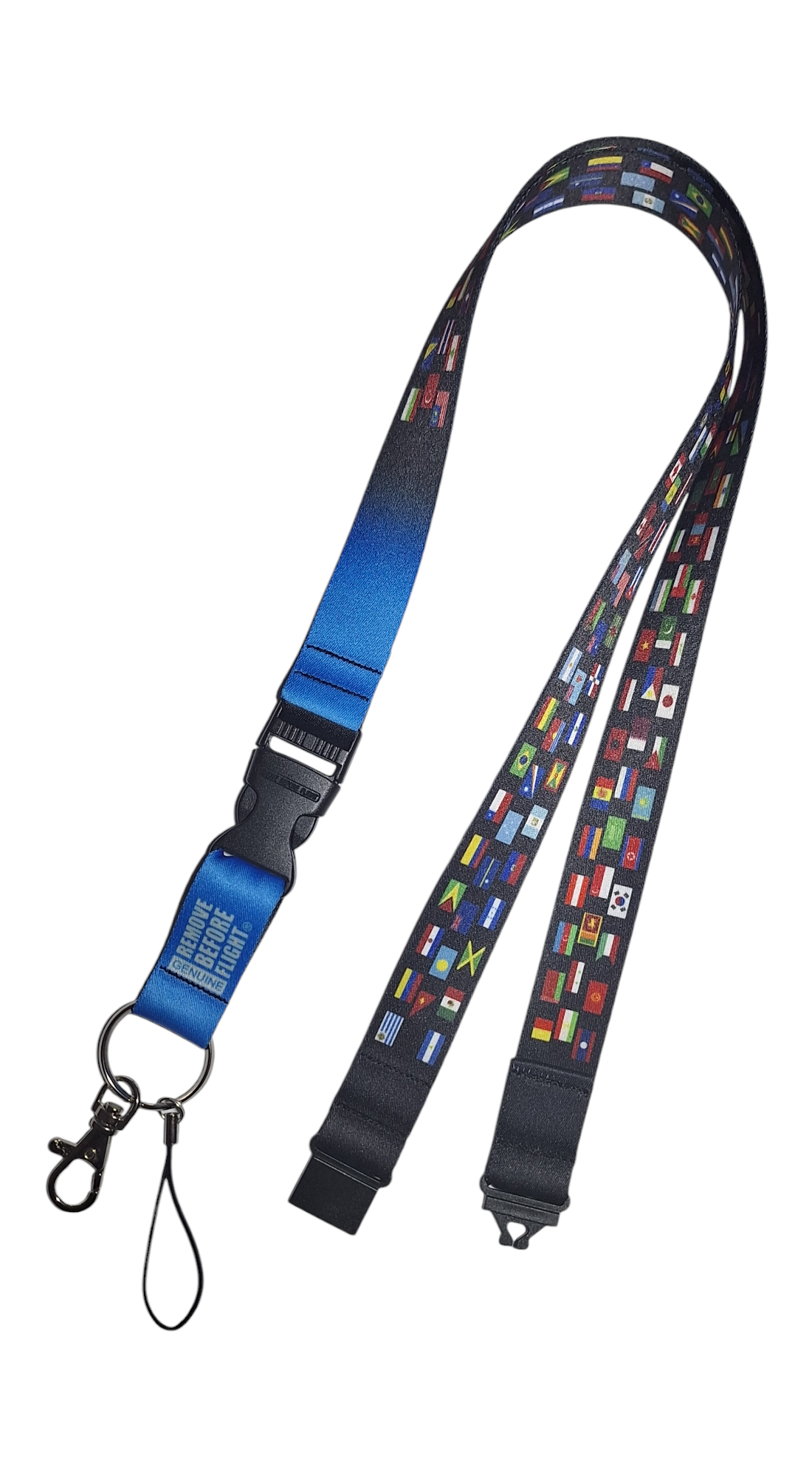 Lanyard World Flags Remove Before Flight