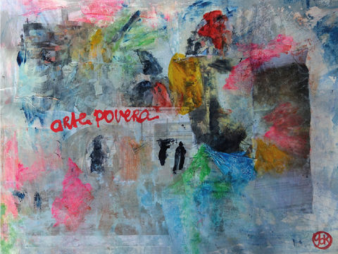 275 - De A van arte povera (40x50) 06-03-2018