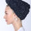 Thumbnail: Knot Turban - Velvet Knit Navy Blue