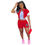 Thumbnail: letterman baseball varsity jacket short set custom 2 piece women tracksuit swea