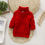 Thumbnail: Turtleneck Pullover Baby Winter Tops Solid Color Sweaters unisex