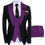 Thumbnail:  Slim Fit  Blazer Formal Polyester Plus Size  Single Breasted Men Suit