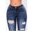 Thumbnail: Ripped Women Jeans High Waist Stretch Jeans