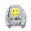 Thumbnail: Smiley flame velvet round neck sweatshirts graffiti foam letters unisex