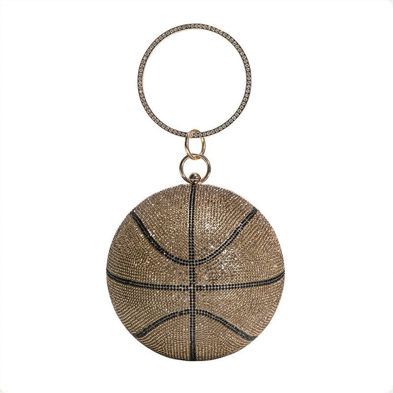 Rhinestone Basketball Women New Designer Creative Round