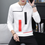 Thumbnail: men's printed long-sleeved round neck bottom top fashion casual
