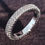 Thumbnail: Luxury Sterling Silver Wedding Band Eternity  ring