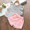 Thumbnail: Children's leaf Dots Design Girl Sleeveless shirt +Short Pant 