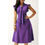 Thumbnail: Elegant Office Ladies Fly Sleeve Dresses