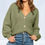 Thumbnail: Women's Cardigan Knitted Sweaters Thin V-Neck 