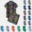 Thumbnail: Clothing Short-sleeved Printed Shirts Shorts 2 Piece Set Fashion Male Casual 
