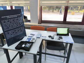 We exhibited our instrument and novel point-of-care test for cancer screening programs
