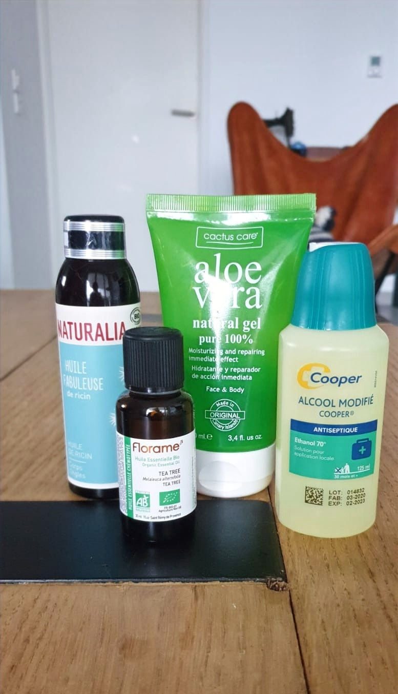 Ingrédients gel hydroalcoolique Chamboul