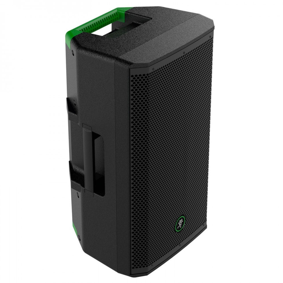 Image of Mackie Thrash212 12" Active PA Speaker front view at right angle