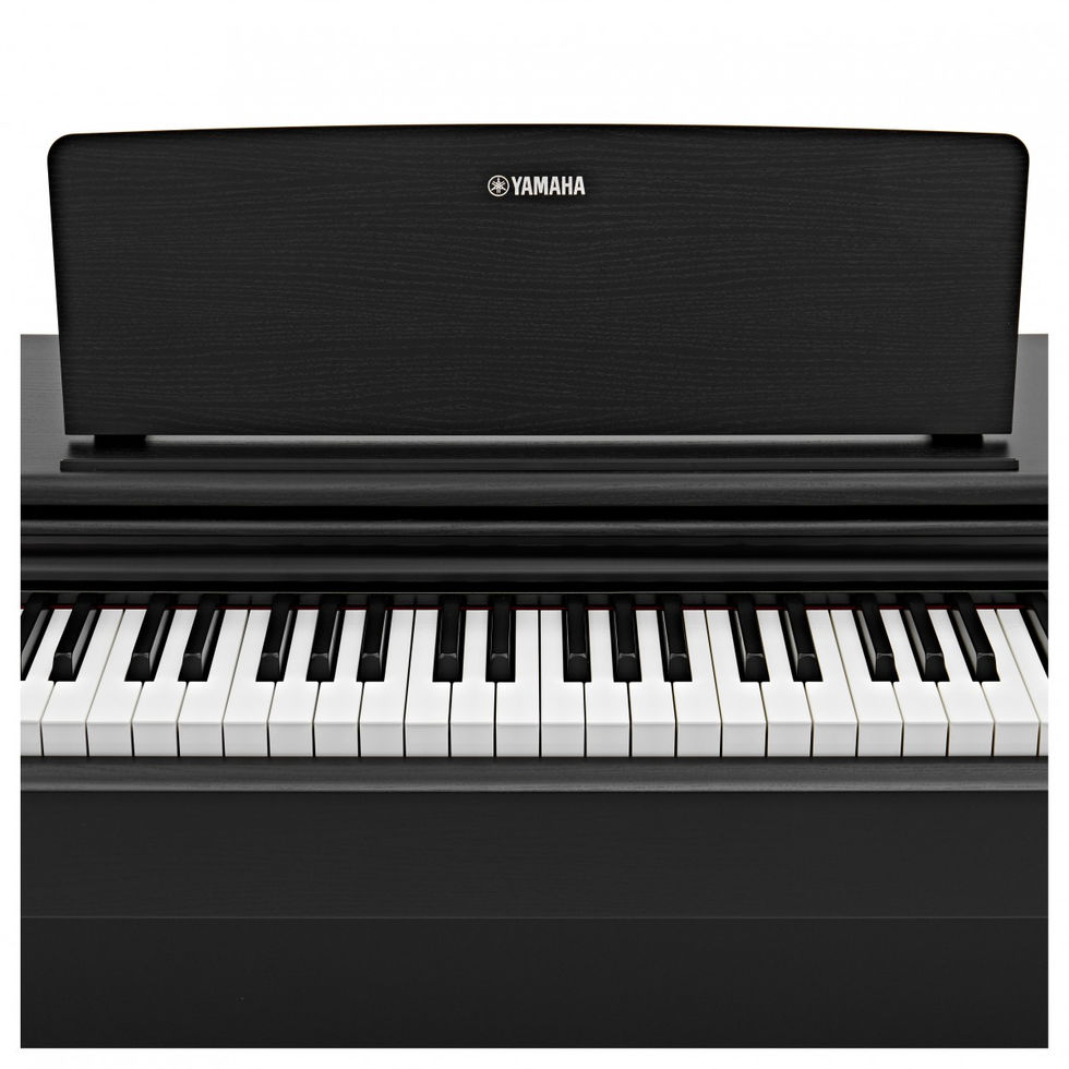 Image of Yamaha YDP-145 Digital Piano - Black central top view detail