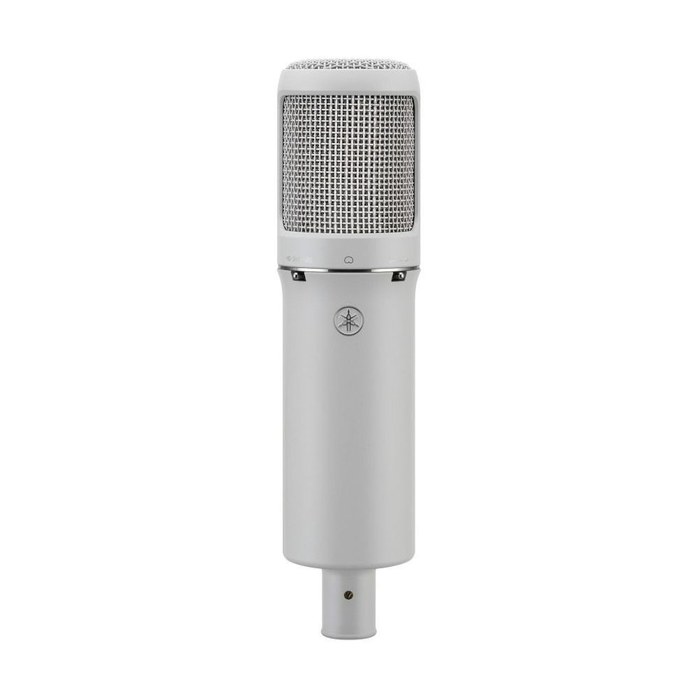 Image of Yamaha YCM705 Large Diaphragm Condenser Microphone - White front view