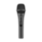 Image of Yamaha YDM505 Dynamic Microphone with Switch - Black side view of switch side