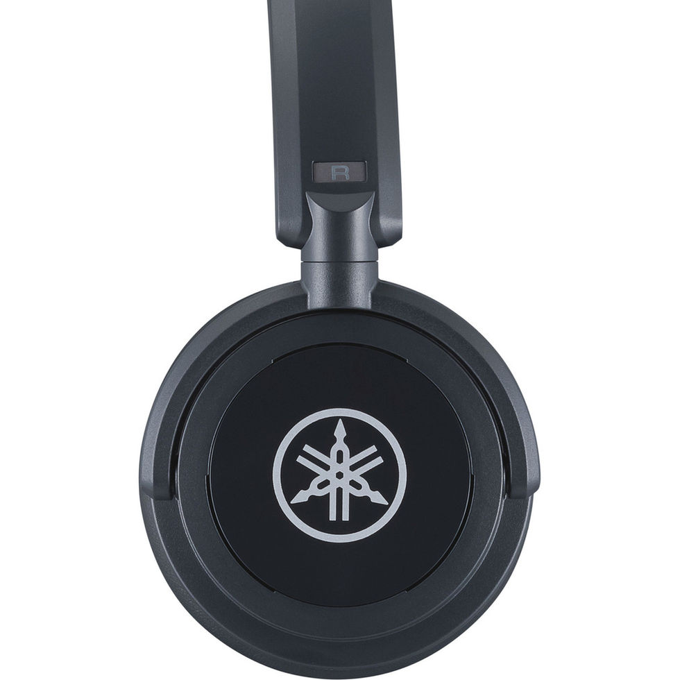 Image of Yamaha HPH-100 Headphones - Black side view